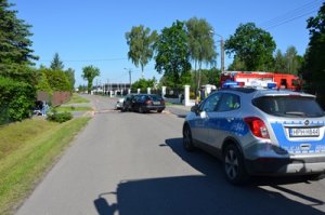 Wypadek drogowy z udziałem dwóch samochodów osobowych w miejscowości Niegów