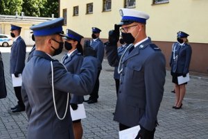 Uczestnicy obchodów Święta Policji KPP w Wyszkowie