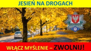 Baner  JESIEŃ NA DRODZE - WŁĄCZ MYŚLENIE