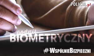 Baner policja.pl - podpis biometryczny.