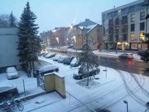 Zima na drogach powiatu wyszkowskiego