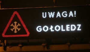 Uwaga gołoledź.