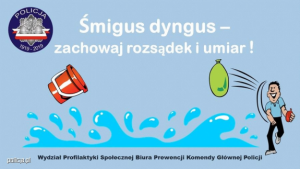 Wizualizacja śmigus dyngus zachowaj rozsądek i umiar