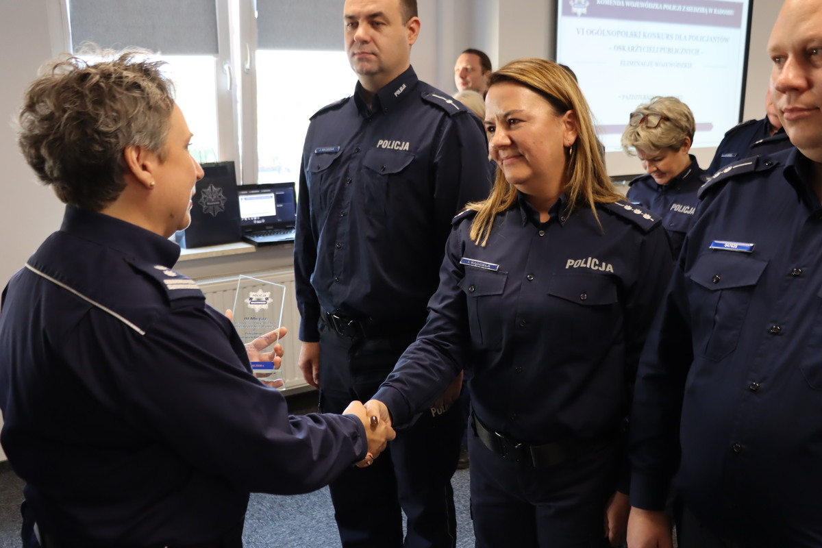 Wyniki wojewódzkich eliminacji dla policjantów – oskarżycieli publicznych