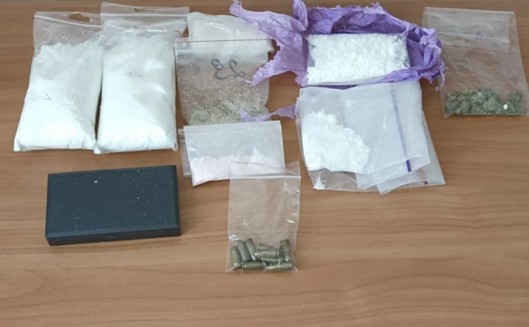 Zabezpieczone narkotyki i amunicja