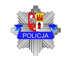 Logo Komendy Powiatowej Policji w Żyrardowie, szara gwiazda policyjna z umieszczonym herbem powiatu żyrardowskiego.